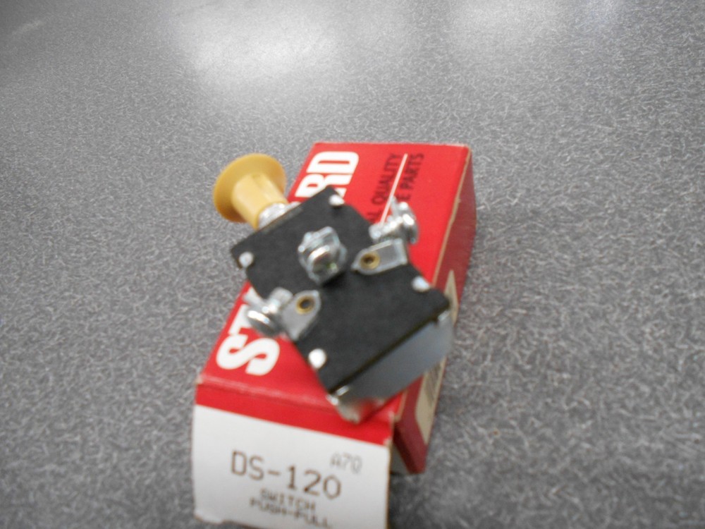 Standard DS-120 Push Pull Switch. For 12 volt systems. New Old Stock! DS120
