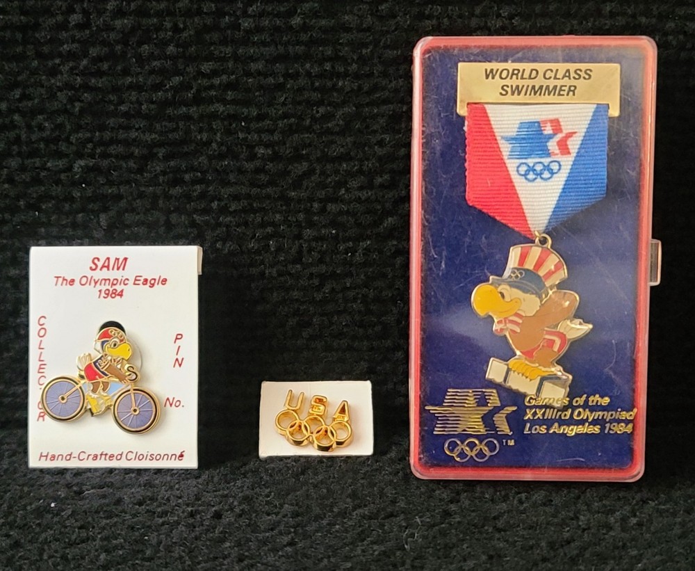1984 Olympic Eagle SAM Collector Pins
