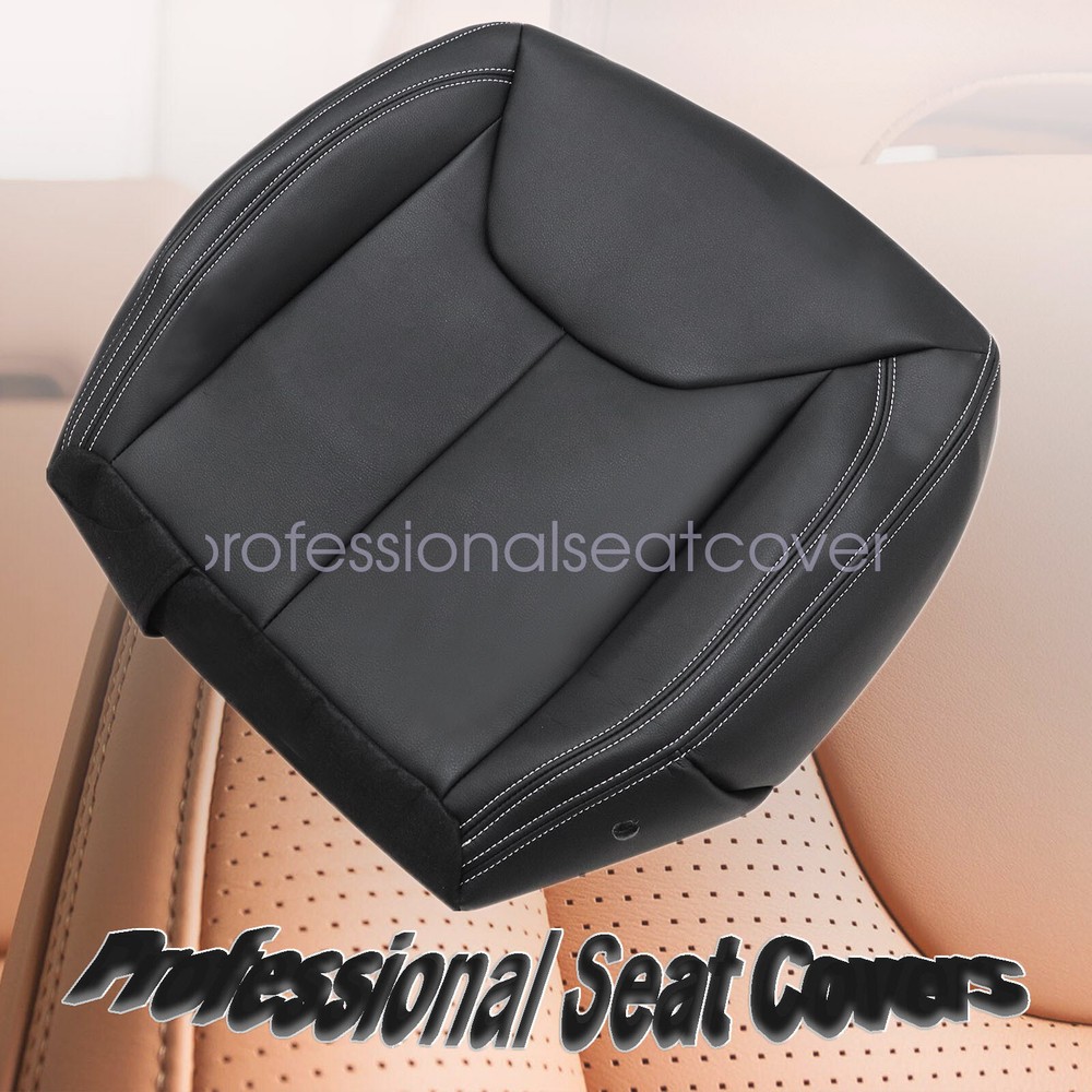 For 2013 2014 2015 2016 2017 Jeep Wrangler Driver Bottom Leather Seat Cover