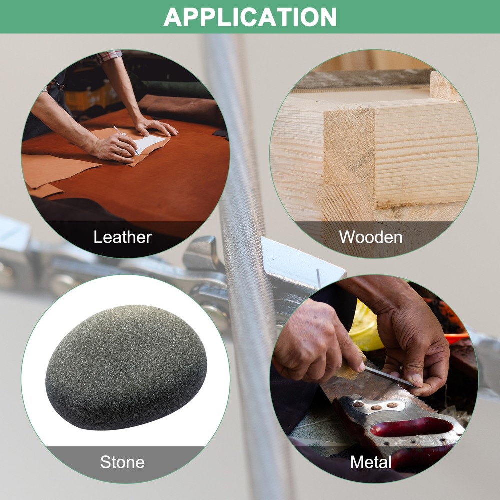 5-Pack Chainsaw Sharpening File, 3/16" with Handle for Sharpening [Yellow,Red]