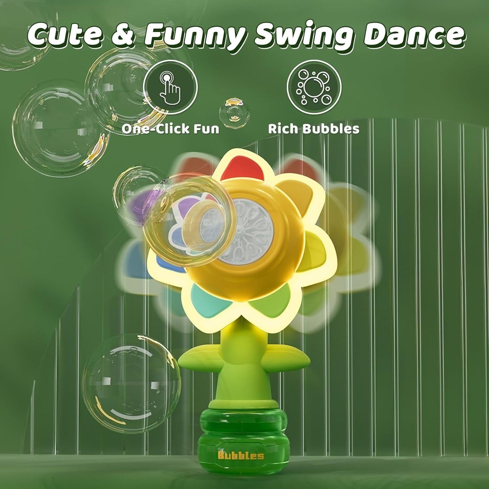 Bubble Machine, Automatic Bubble Maker, Portable Battery Operated Bubble Toys