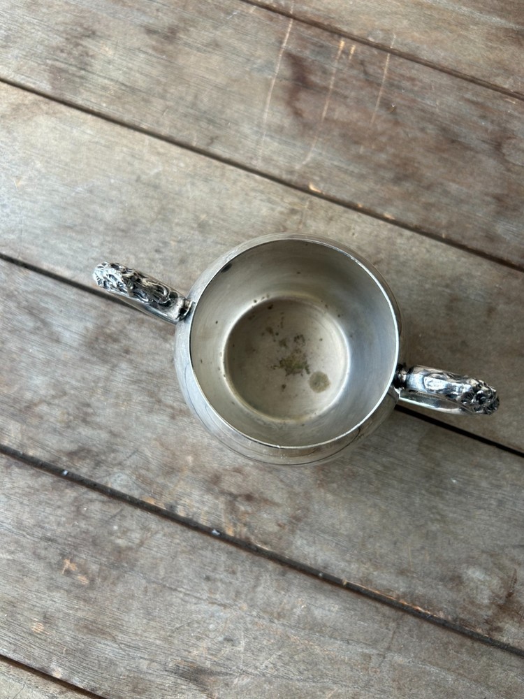 Vintage Sugar Bowl Silverplated