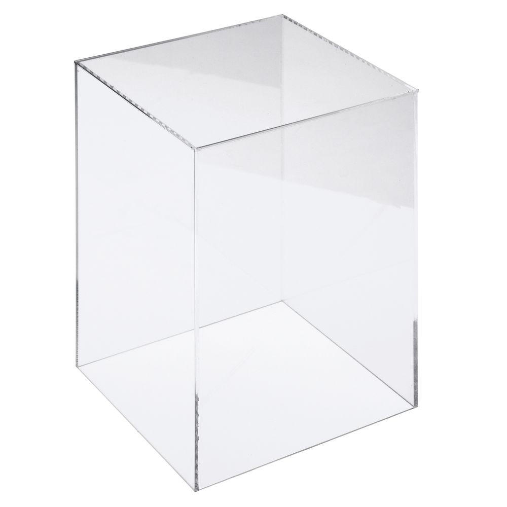 Tall Acrylic Cube, 12" x 12" x 18" (W x D x H)
