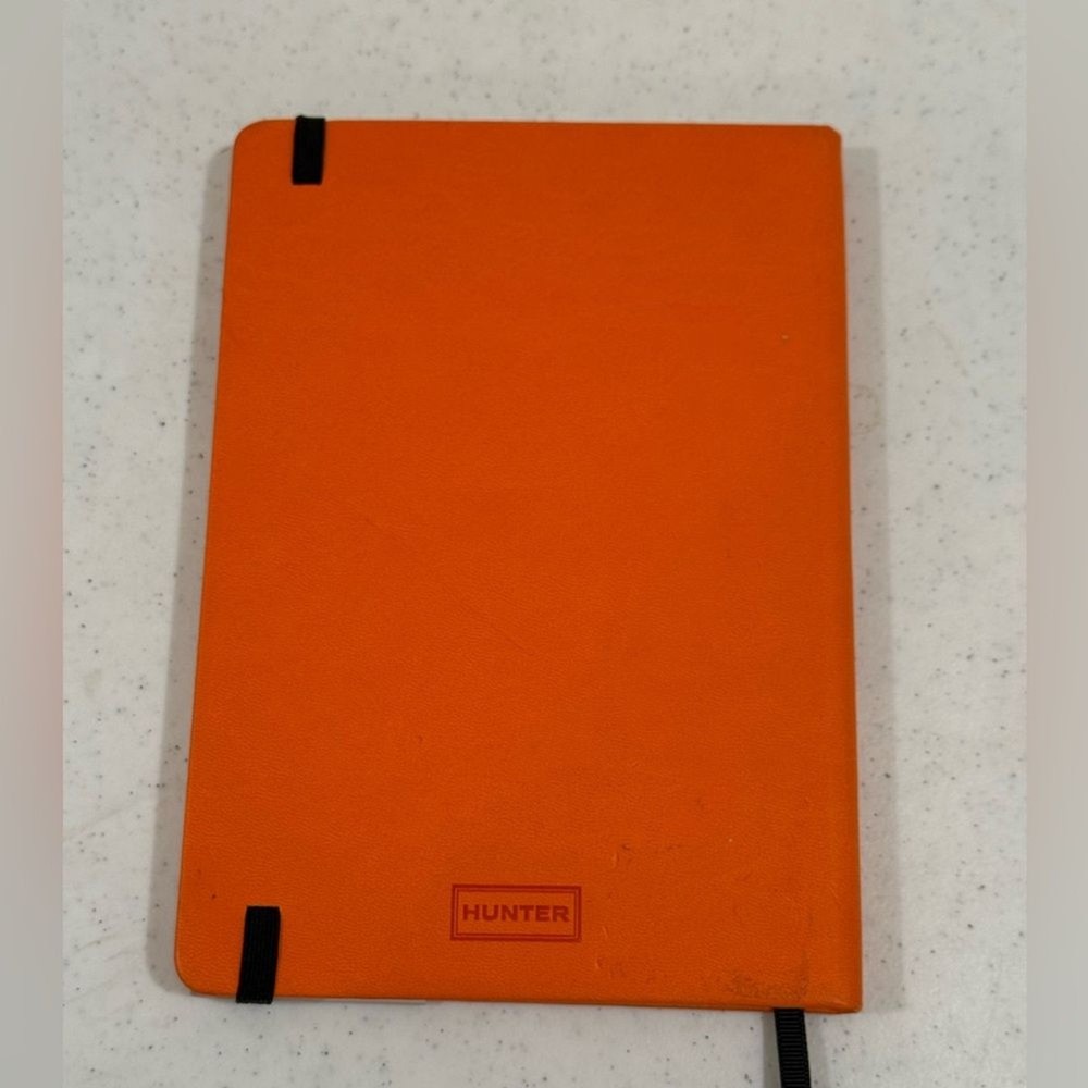 NEW Hunter Orange Casebound Notebook w/ 176 Lined Pages