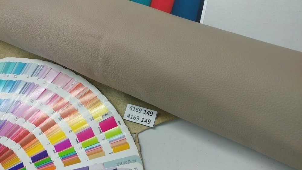 PRACTICAL BEIGE LEATHER COWHIDE 2-3 oz 48+ sqf FULL HIDE #4169-149