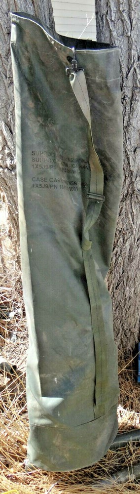 NOS Green Military Camouflage Bags-Outdoor Camping-Compact-Holds Up To 70# Misc