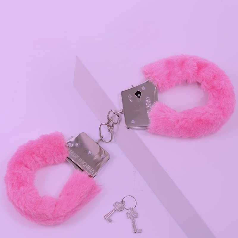 Double Lock restraints Handcuffs Professional Grade Multipurpose cuffs set