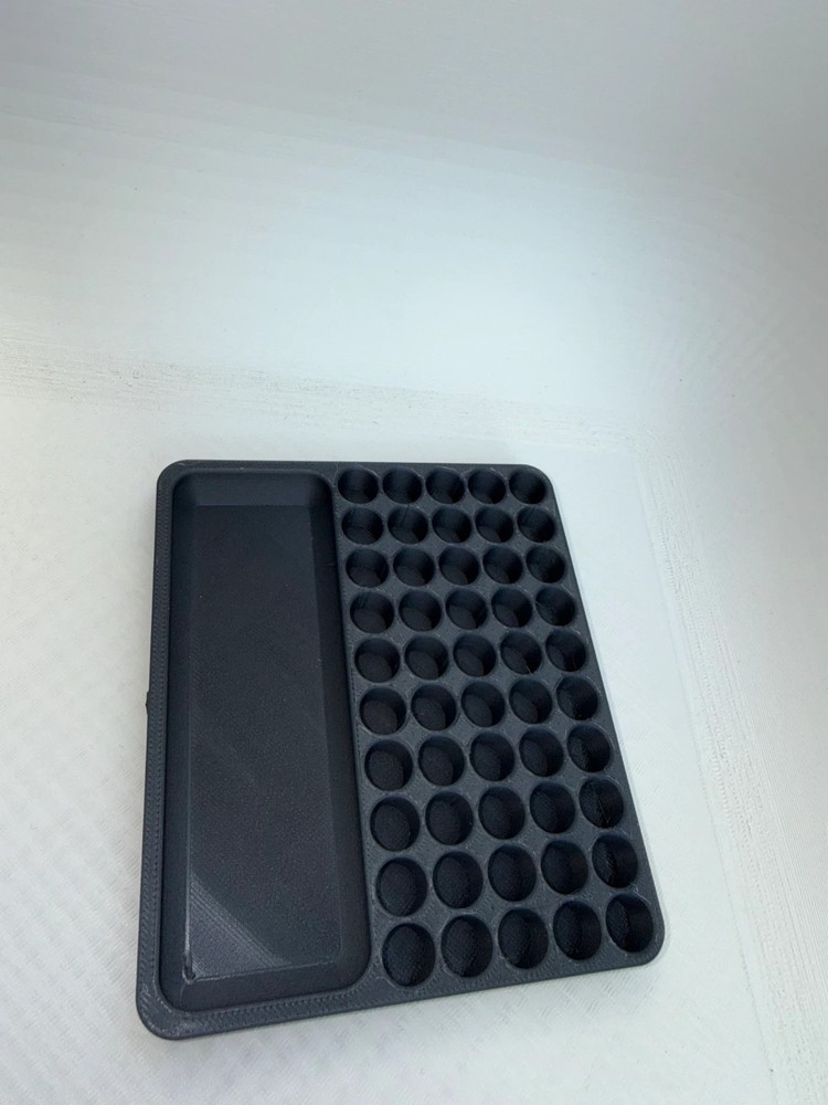 9 mm Ammunition Range/Reloading Tray - 50 Round Capacity (Carbon Fiber)