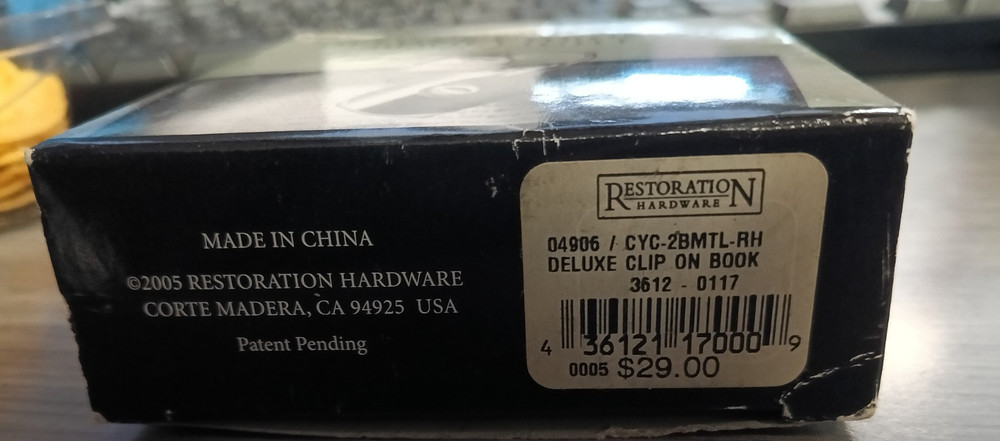 Deluxe LED Chrome Booklight
