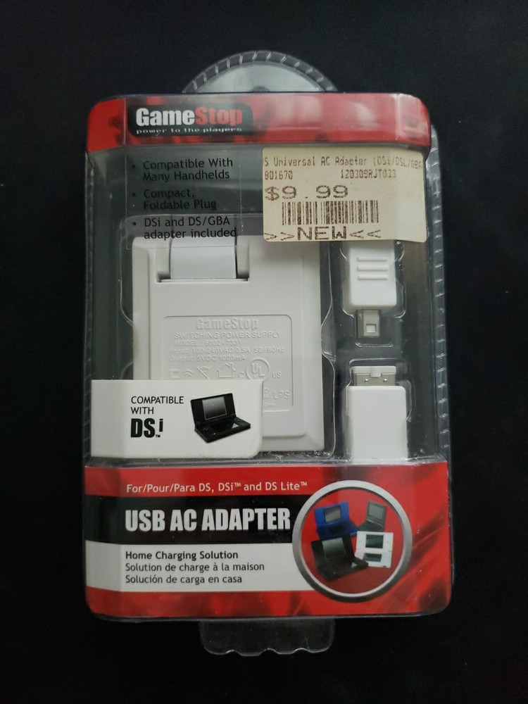 GameStop DS USB AC Adapter