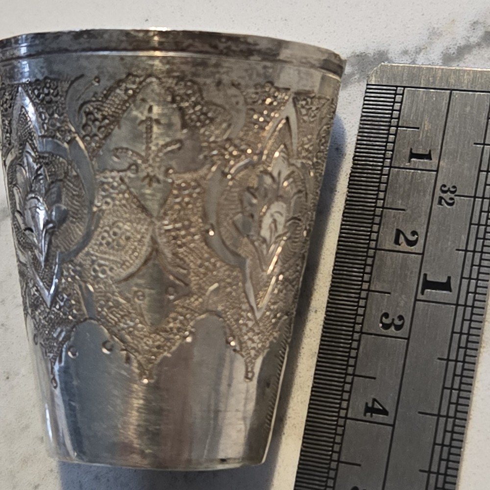Set Of 2 Middle Eastern Solid Silver Shut By Parvaresh