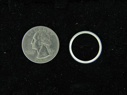 Sterling Silver 5mm Wedding Bands with Millgrain Edging