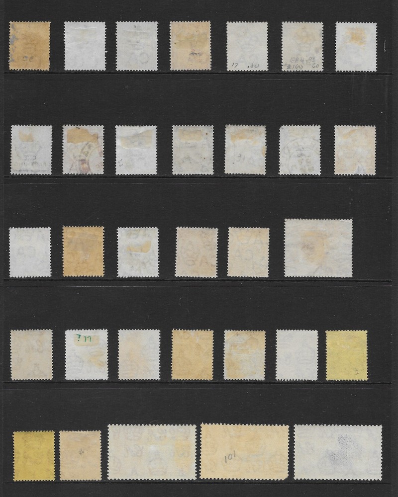 BERMUDA VARIOUS MINT AND USED POSTAGE ISSUES 1865 to 1935 (A)