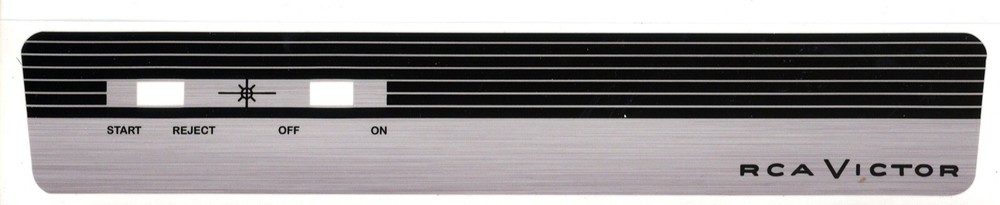 RCA AP1 Underdash 45rpm Record Player, Control Panel Replacement