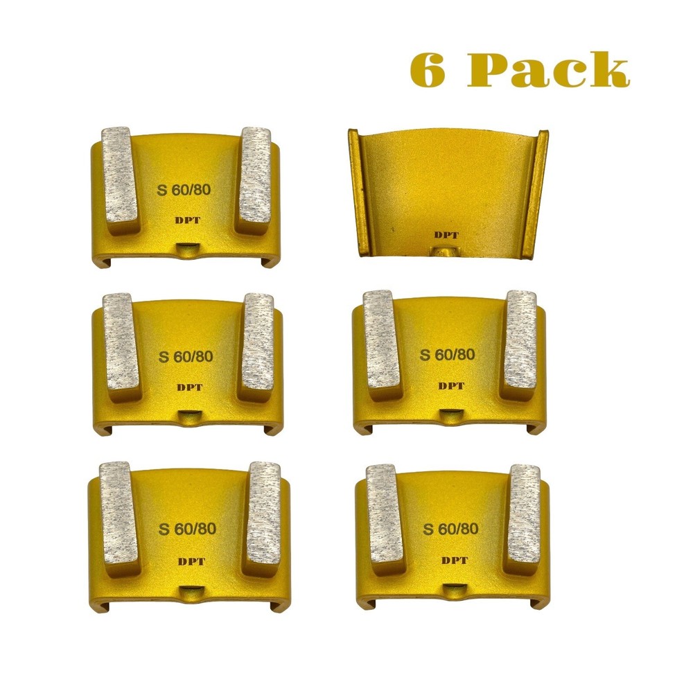 Grinding Discs for EZ HTC Greyline Professional Grinders Hard Concrete 6 Pack