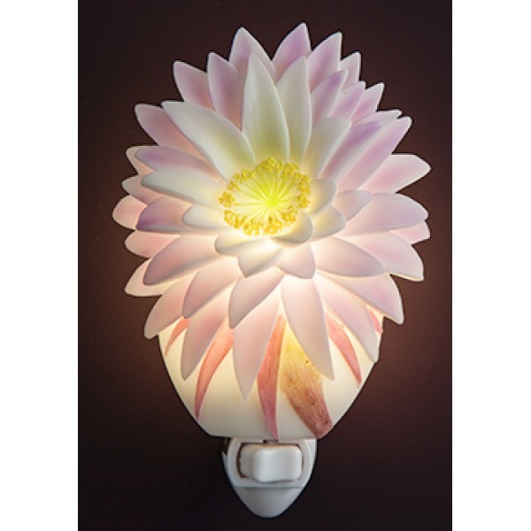 Cactus Flower Night Light 6"