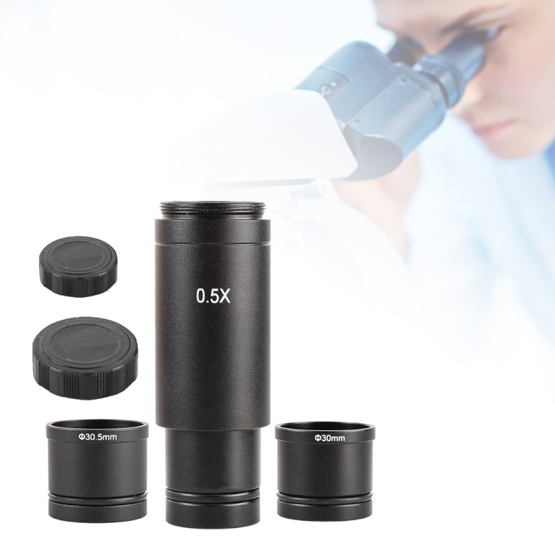 C-Mount Microscope Camera Adapter 30mm 30.5mm Electronic Eyepiece Adapter Rings