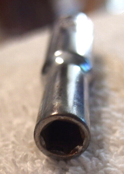 6 mm 6 pt,1/4" dr chrome vanadium deep socket VTG tool,6mm