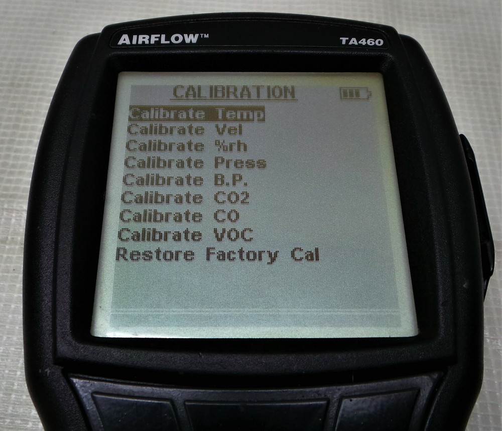 AIRFLOW TA460-P INSTRUMENTS MULTI-FUNCTION ANEMOMETER