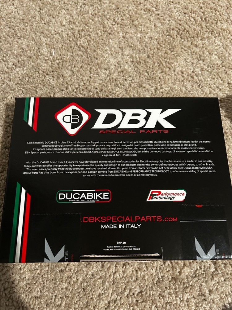 Ducabike Front Axle Sliders: Fits Multiple Models Red Color