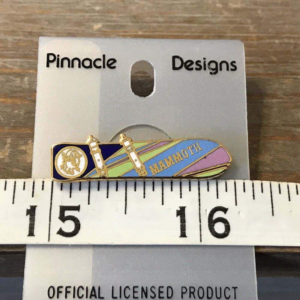 MAMMOTH snowboard Ski Brooch Pin ~SK2~