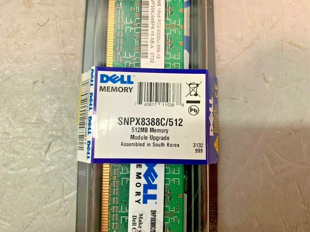Dell SNPX8388C/512 512 MB Memory Module Upgrade