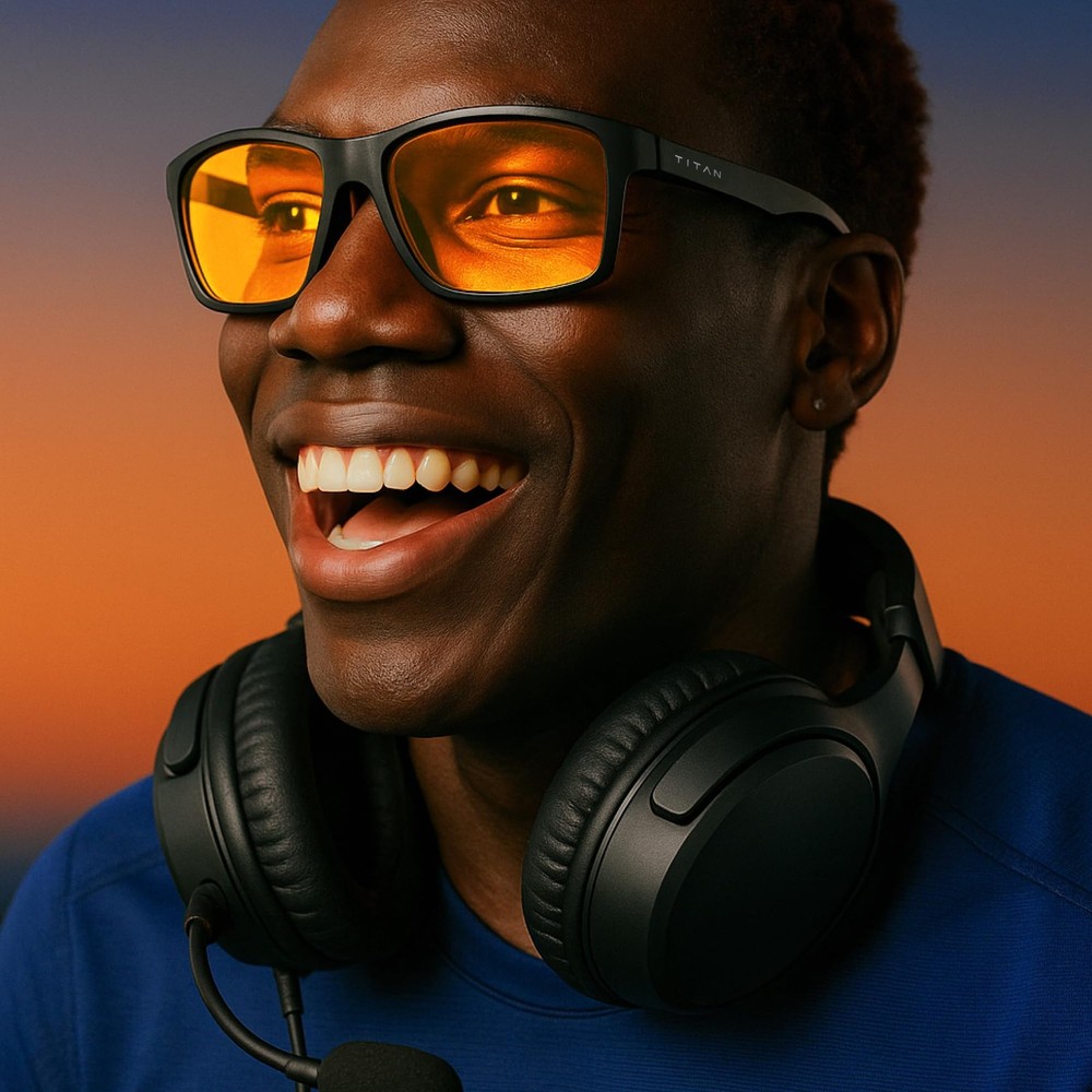 Gaming Glasses • Blue Light Blocking Computer Screen Glasses | Anti Fatigue &...