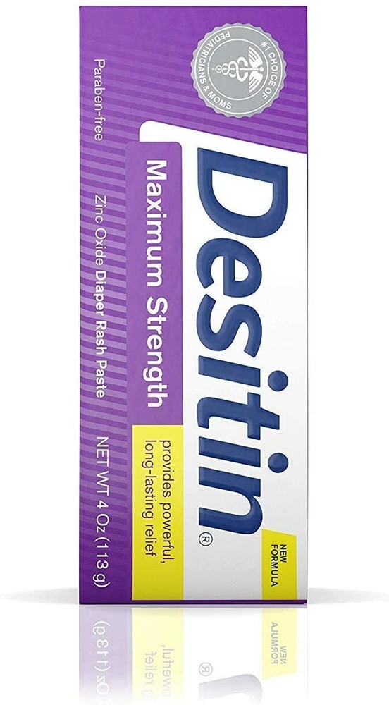 DESITIN Maximum Strength Diaper Rash Paste 4 Ounce  Pack of 2