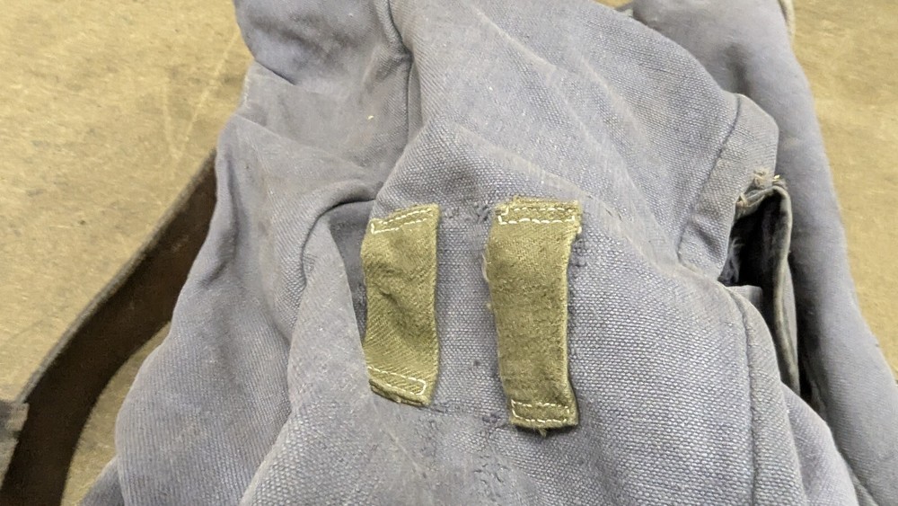 German WW2 blue luftwaffe ruck sake or backpack, 1940 dated