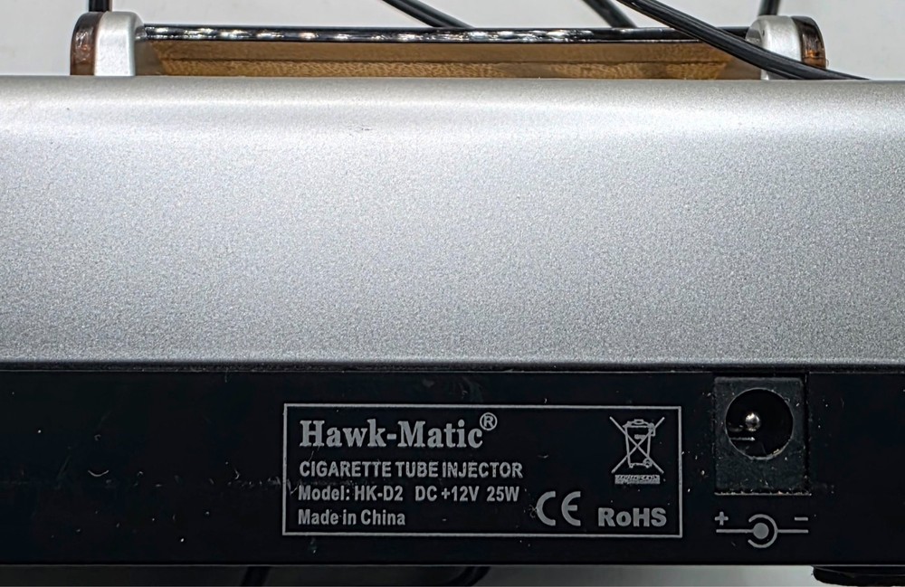 HawkMatic HK2 Electric Cigarette Injector Machine Cigarette Rolling Machine