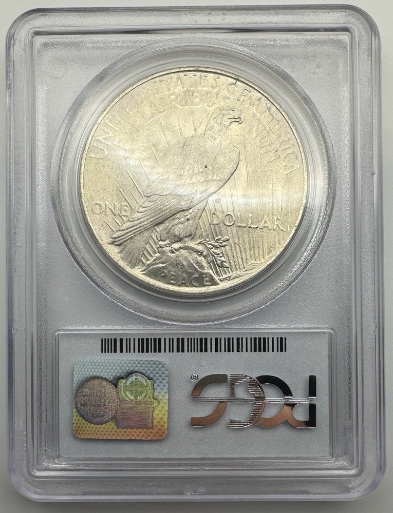 1923 $1 PCGS MS65 - Peace Dollar GEM UNC