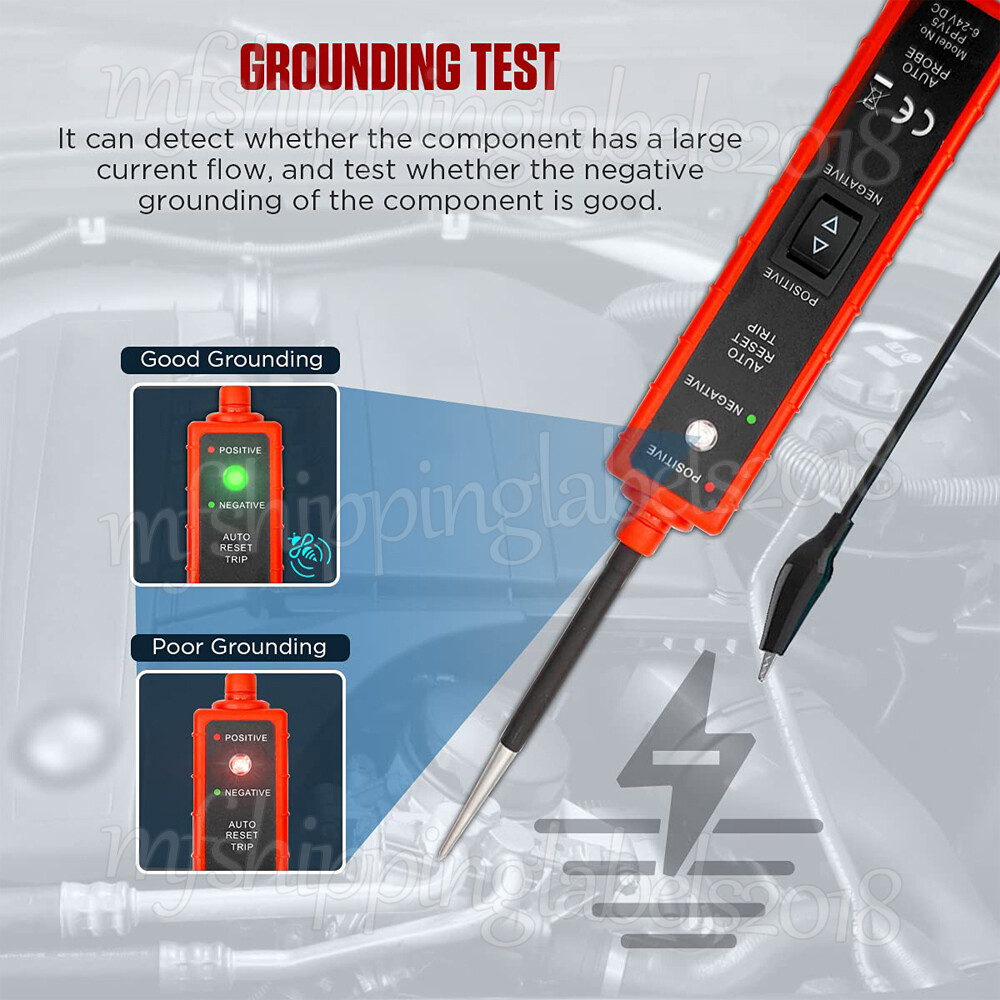 6-24V Car Auto Electrical Power Circuit Tester Probe Digital Test Device System