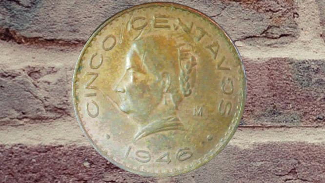 MEXICO  5  CENTAVOS  1946