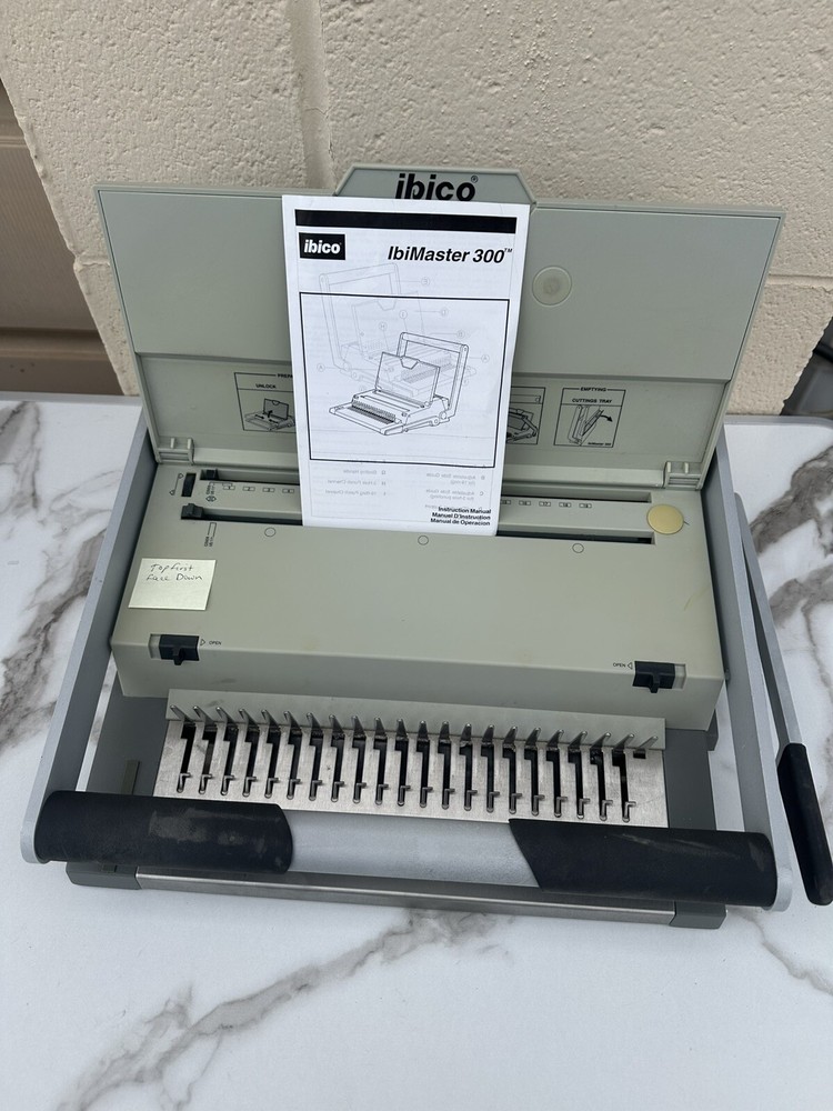 ibico ibimaster 300 binding machine