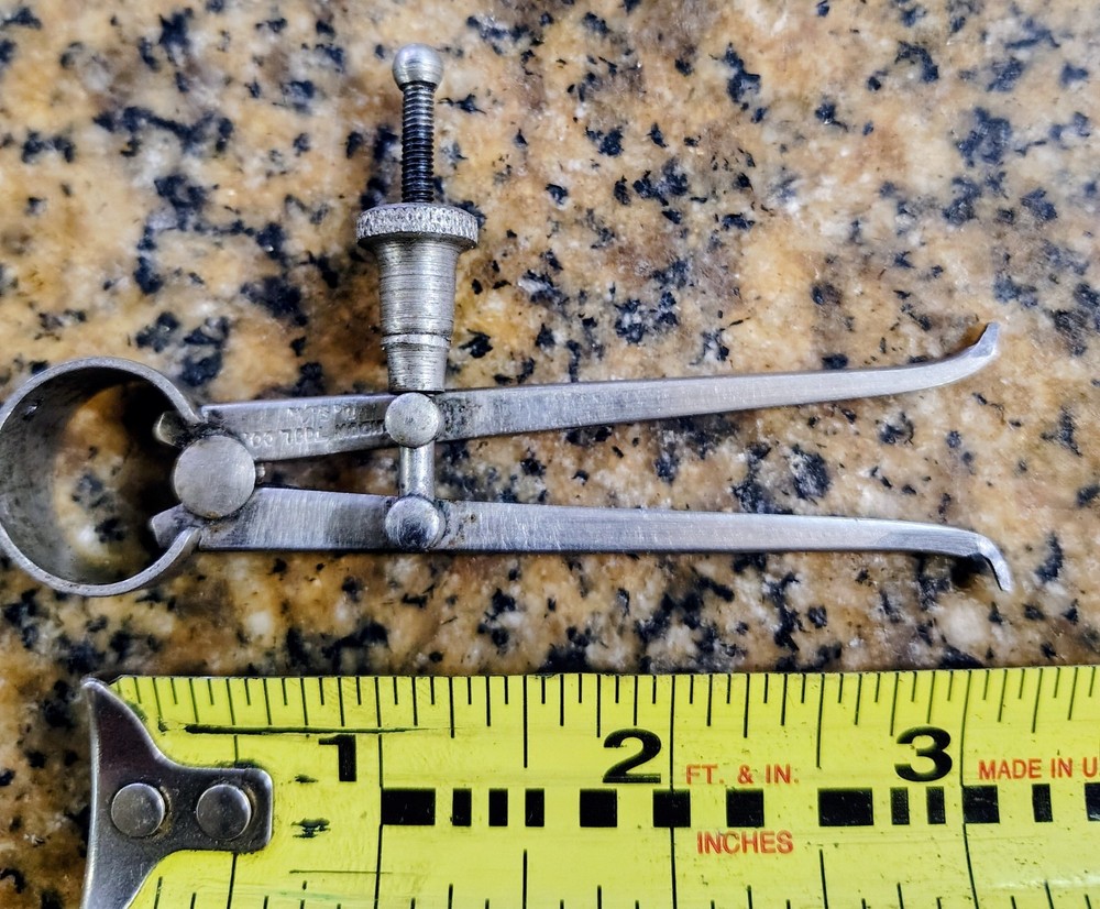 🗽 VINTAGE MINI SANDOW TOOL 3" ID CALIPER MACHINIST/ TOOLMAKER