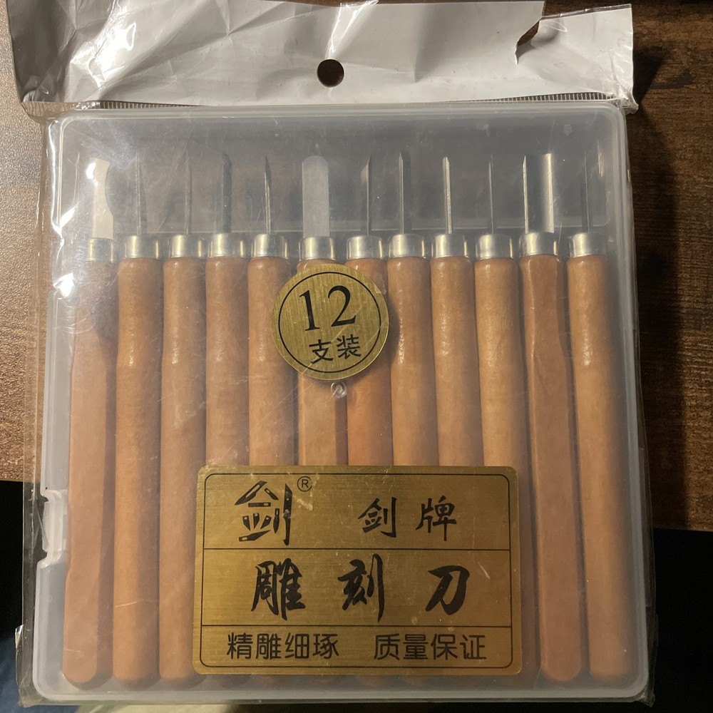 Clay Sculpting Tools 12 Piece Wood Handled