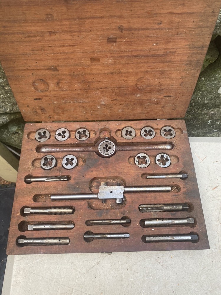 Vintage Tap Set W/ Case