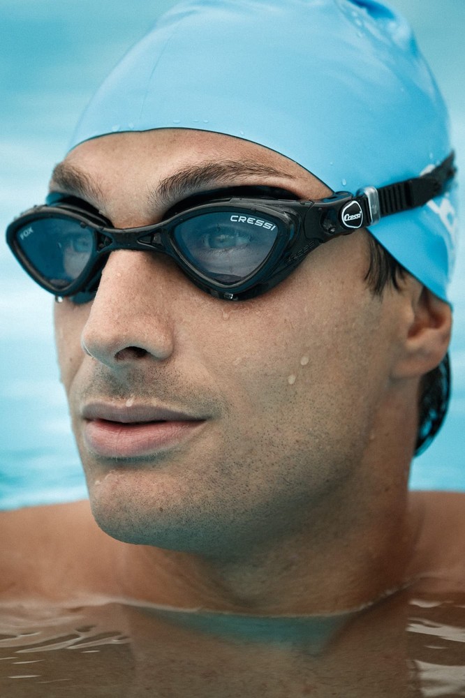 Fox Swim Goggles, Black