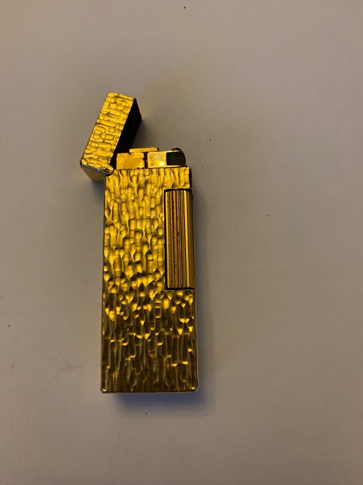 Dunhill golf plated lighter vintage