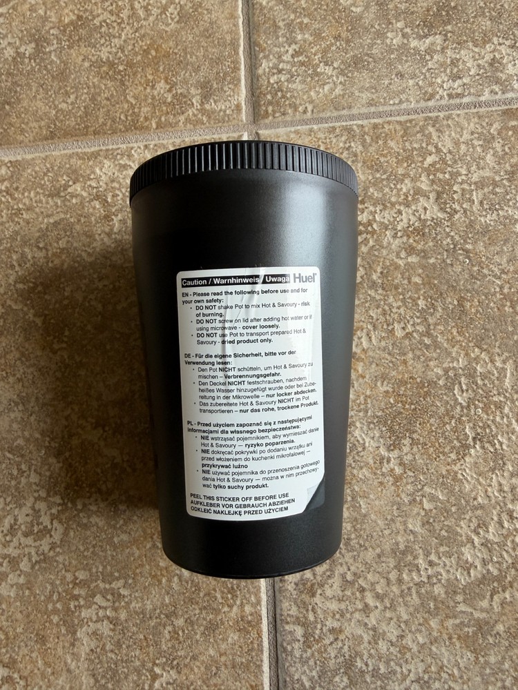 Huel Reusable Hot & Savory Instant Meal Pot