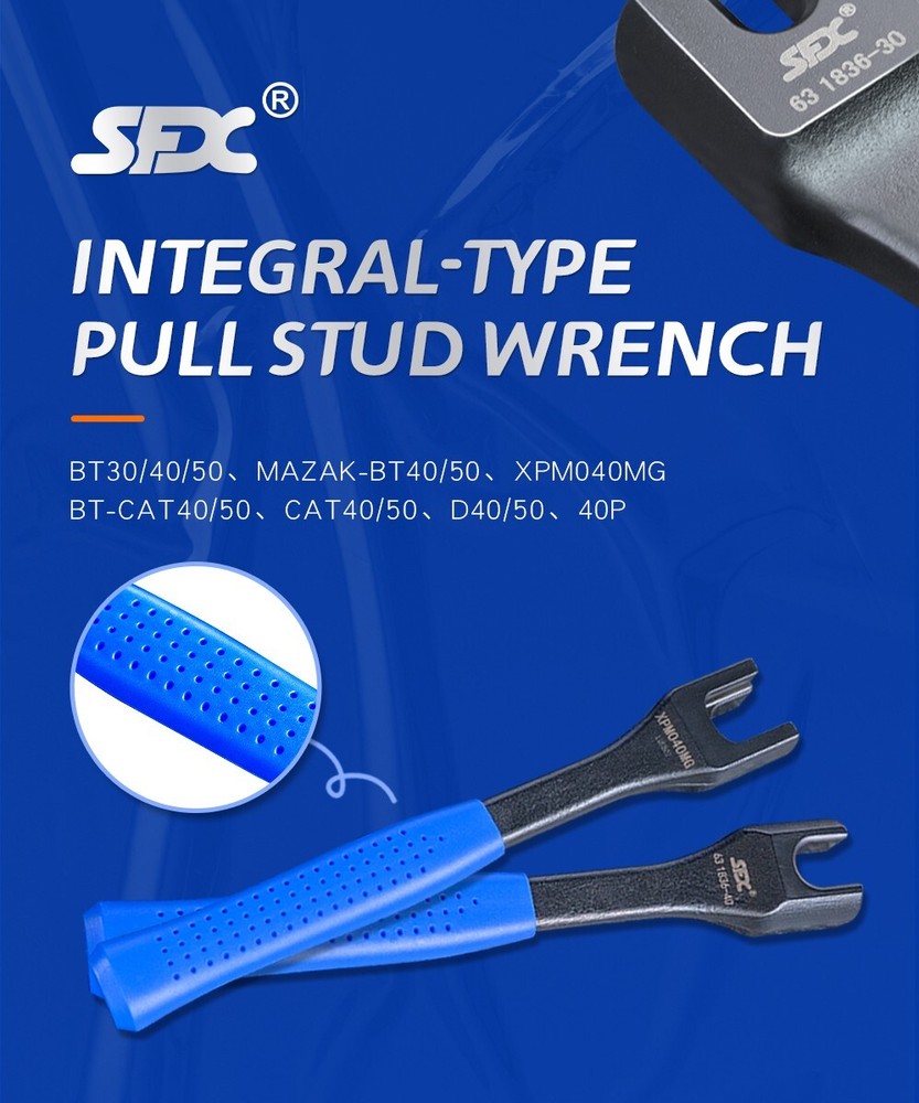 US SFX BT-CAT50 Spanner Pull Stud CNC Wrench BT CAT50 Retention Knob