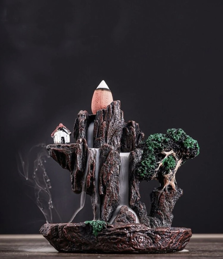 incense burner Rockery WaterFall