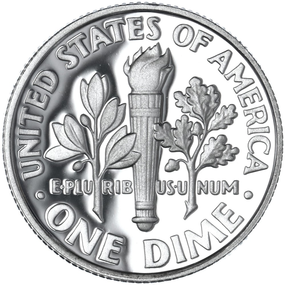 2007 S Roosevelt Dime Gem DCam Proof 90% Silver