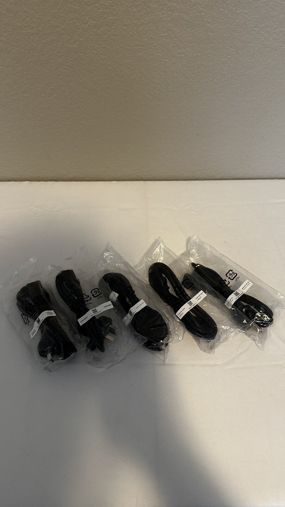 (5) New Sealed Edison Plug International Bundle