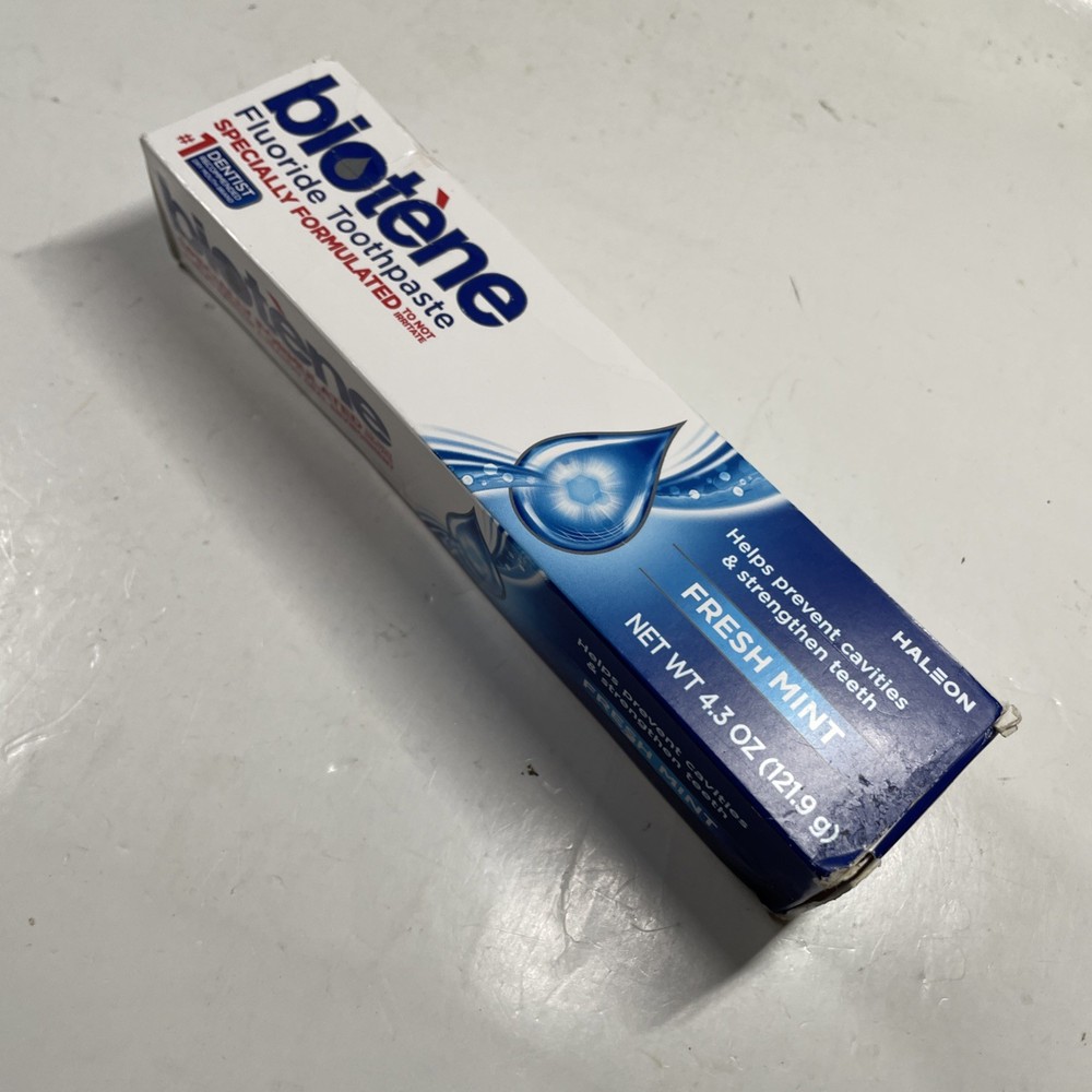 Biotene Original Fluoride Toothpaste 4.3 Each X4 Exp 01/2028 Fresh Mint