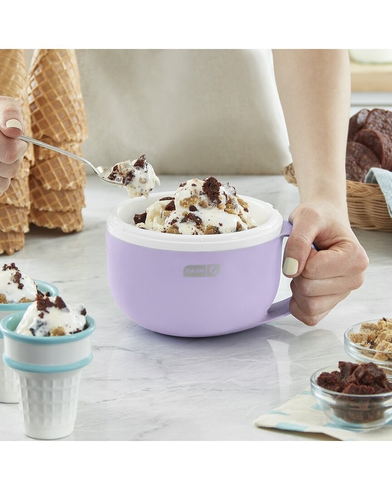 Dash My Mug Ice Cream Maker Purple