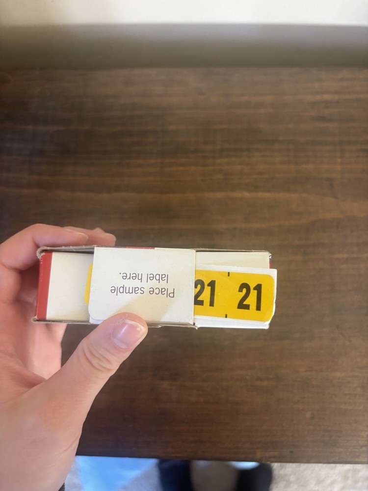 Smead Color-Coded Bar-Style End Tab Labels, 21, Yellow, 500/Roll