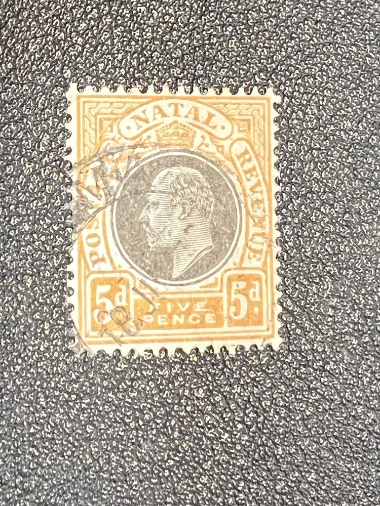 Natal stamp 105 used