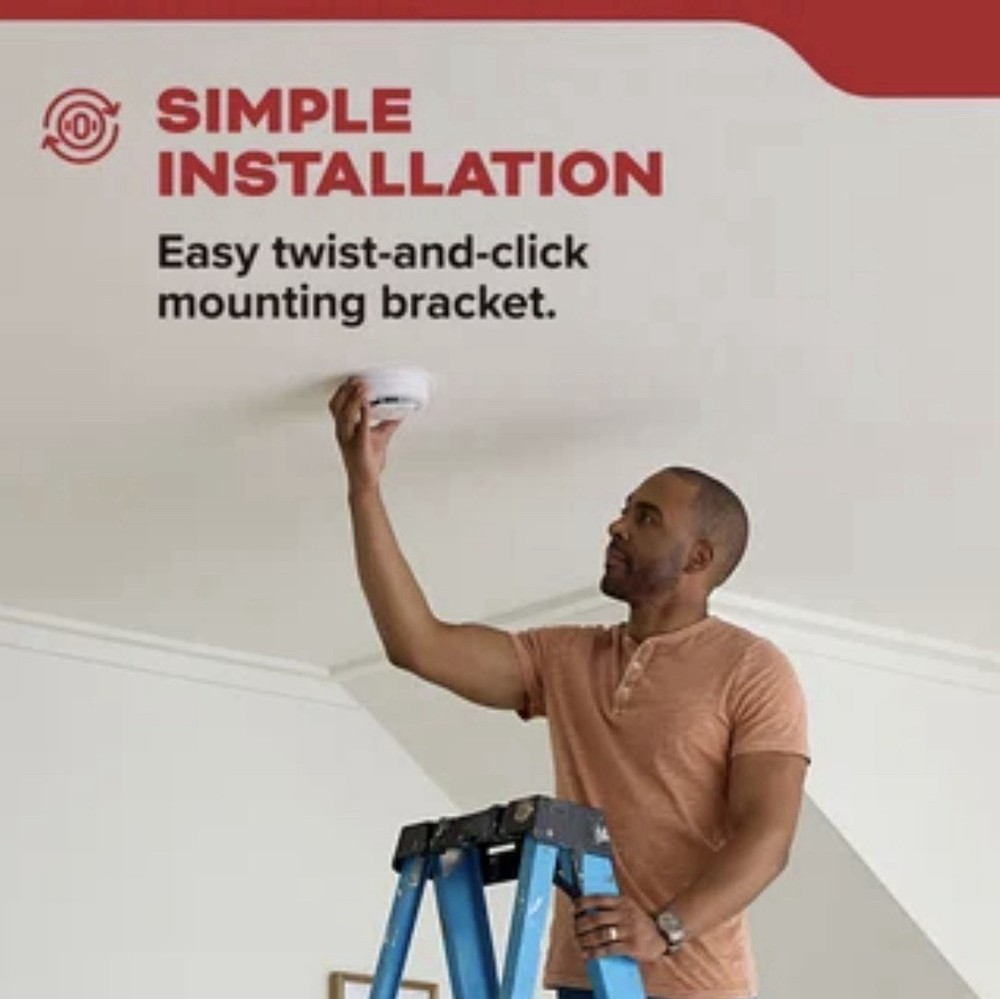 6 Kidde Hardwired Smoke Detector Interconnected LED Alarm