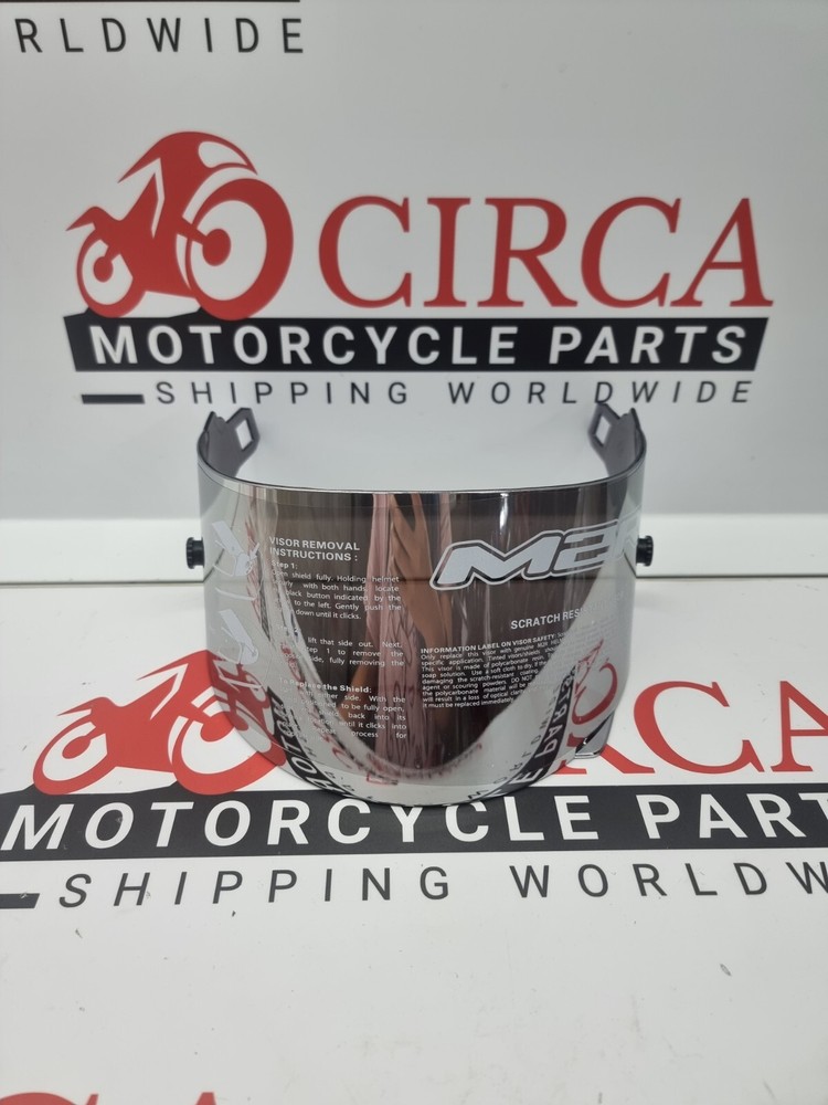 M2R MCL Chrome Iridium Visor for GP1 Helmets 1102098